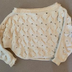 Free people cable knit sweater